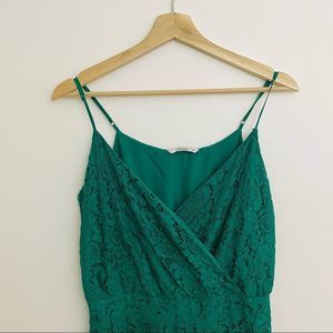 Only | Emerald Green Lace Jumpsuit